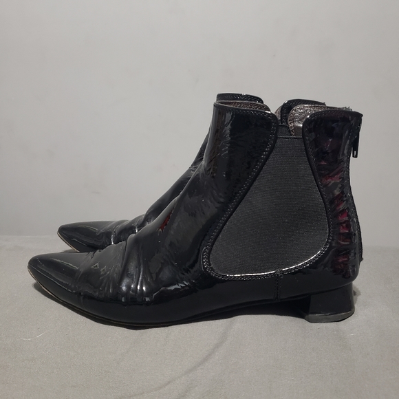 AGL Attilio Giusti Leombruni Vero Cuoio low pointed toe boots size 36.5 - Picture 13 of 14
